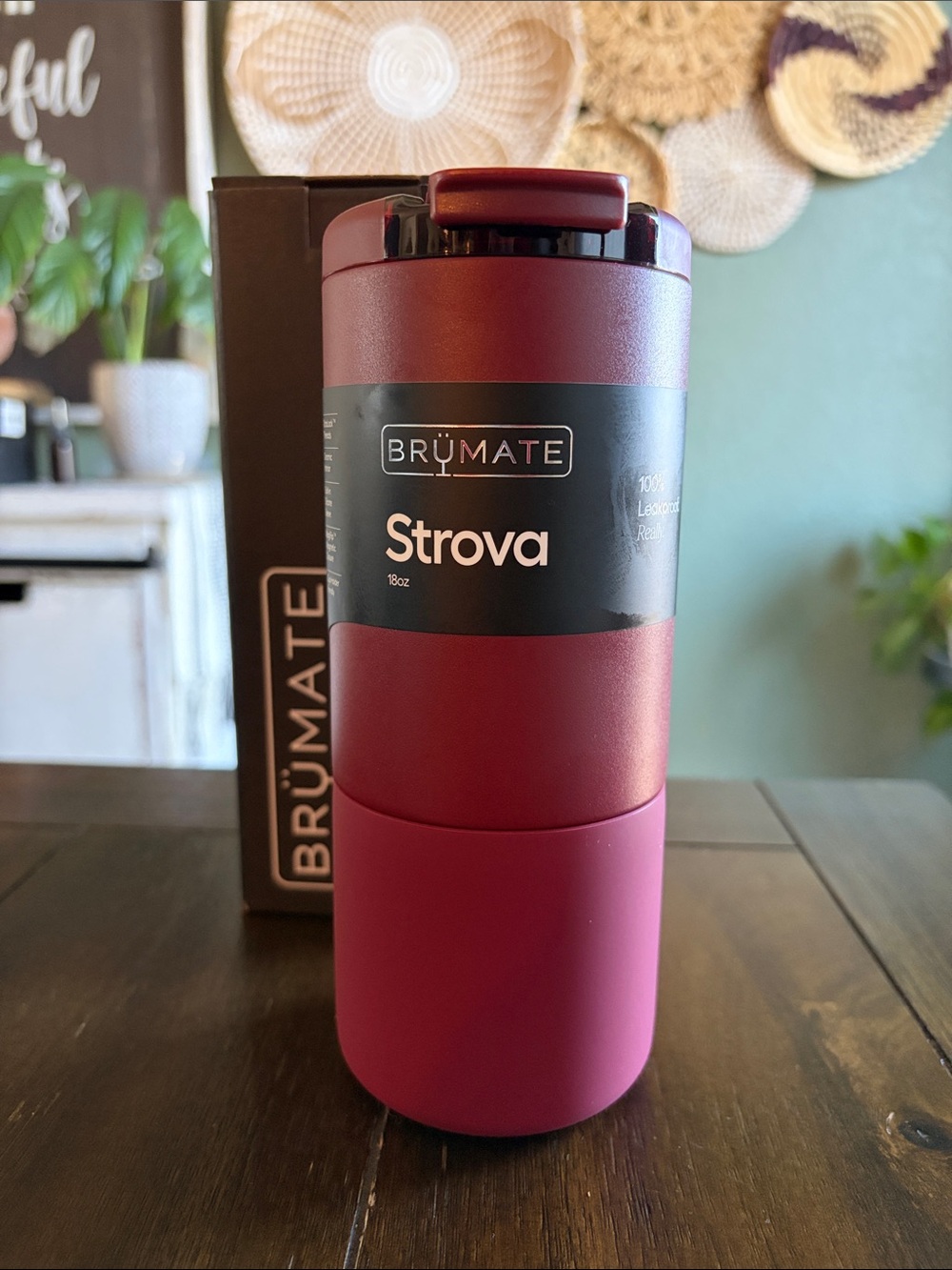 BrüMate Strova 18oz in Cabarnet! New!